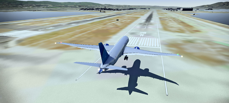 Runway of San Francisco Airport