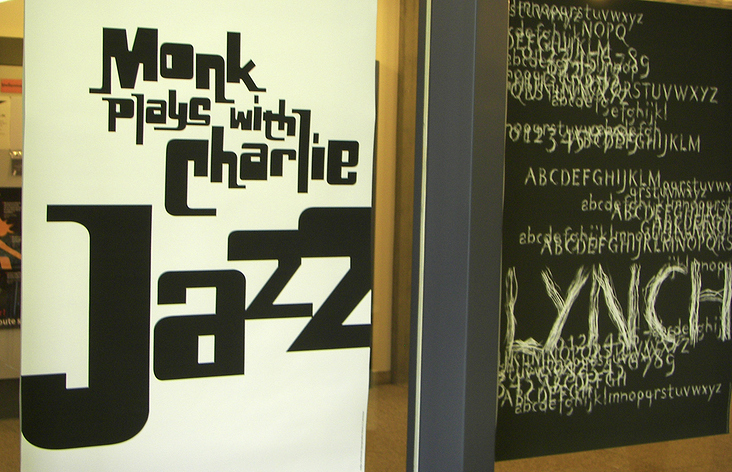 Poster Thelonious Monk und Charly Parker, David Lynch