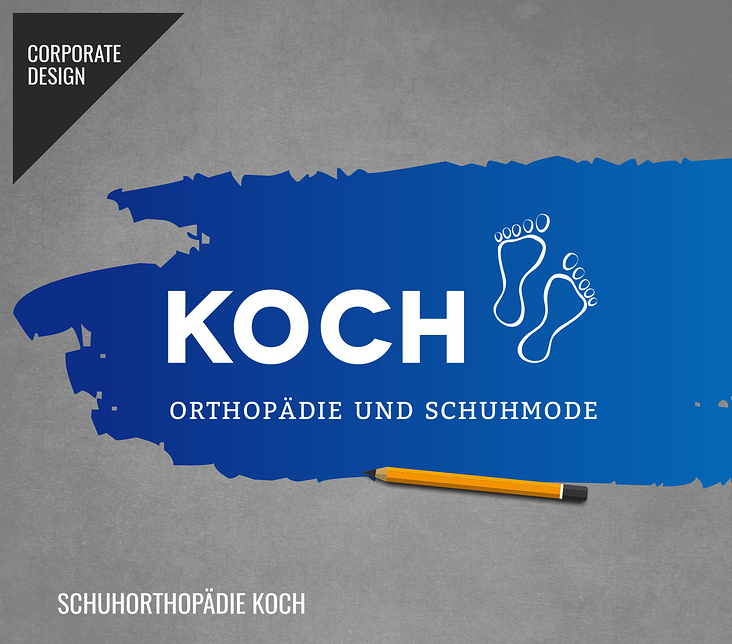 Ref Wachstumsschub Corporate Design Schuhorthopädie Koch