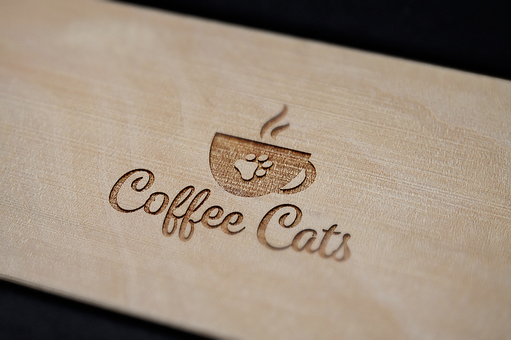 Logodesign Coffee Cats var. 3