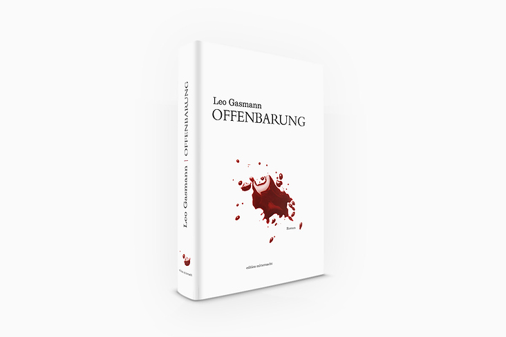 Buchgestaltung Leo Gasmann – Offenbarung für den Verlag edition mitternacht