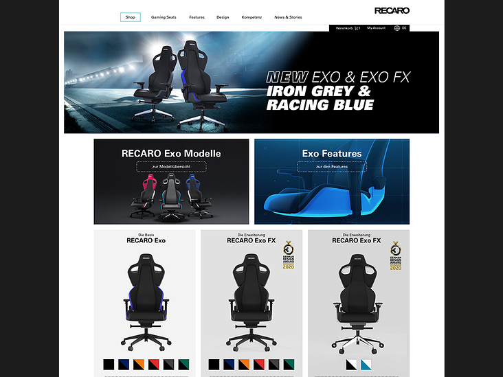 recaro-gaming-startseite