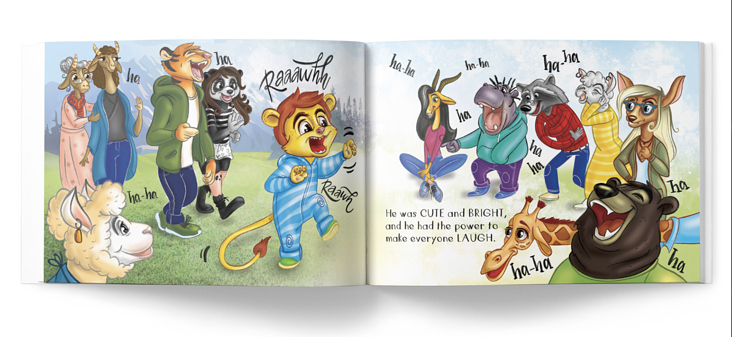 Digitale Zeichnungen, Illustrationen für Kinderbuch