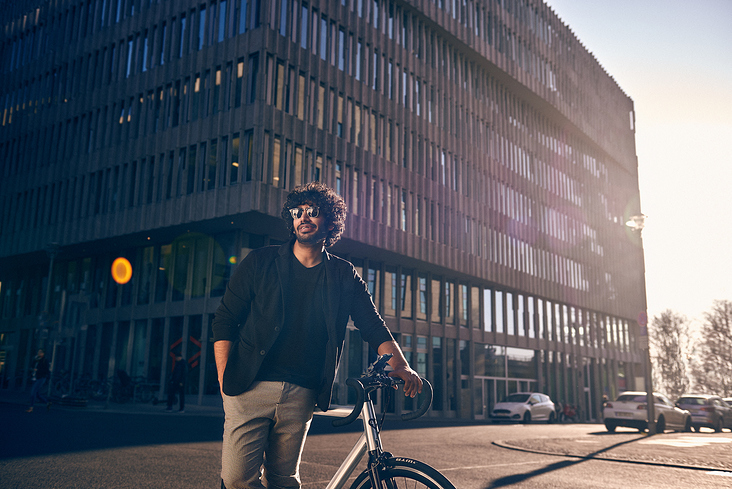 Fahrradfotografie in Berlin für ein Unternehmen