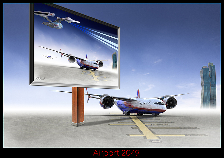 Airport 2049 – digital Artwork