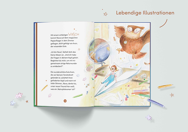 Illustration von „Magische Wunder der Natur“ / Illustration und Design (Kinderbuch auf Amazon)