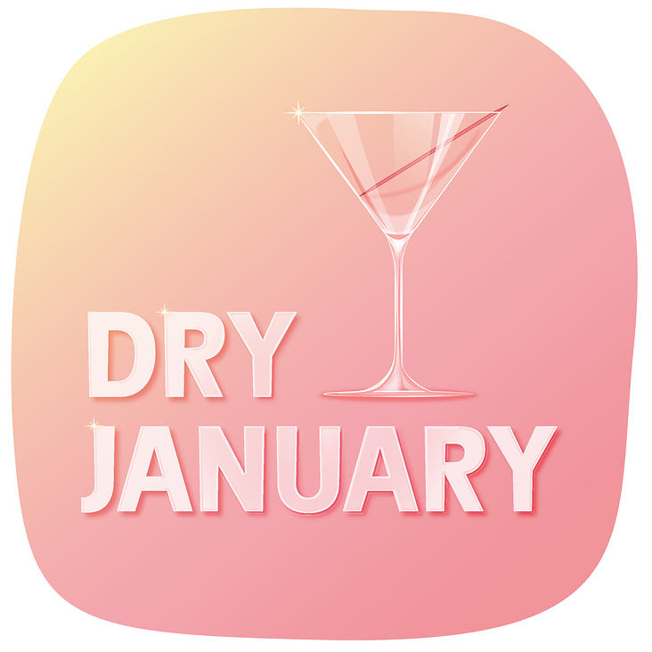 Dry January // Vektorillustration