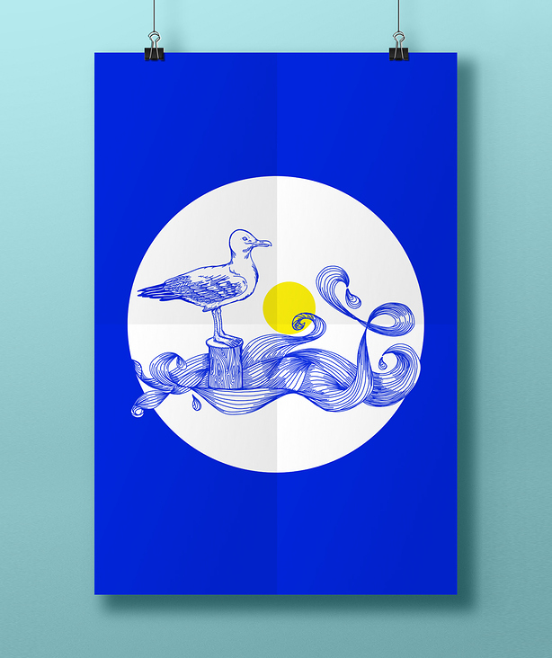 Möwe // Poster Illustration