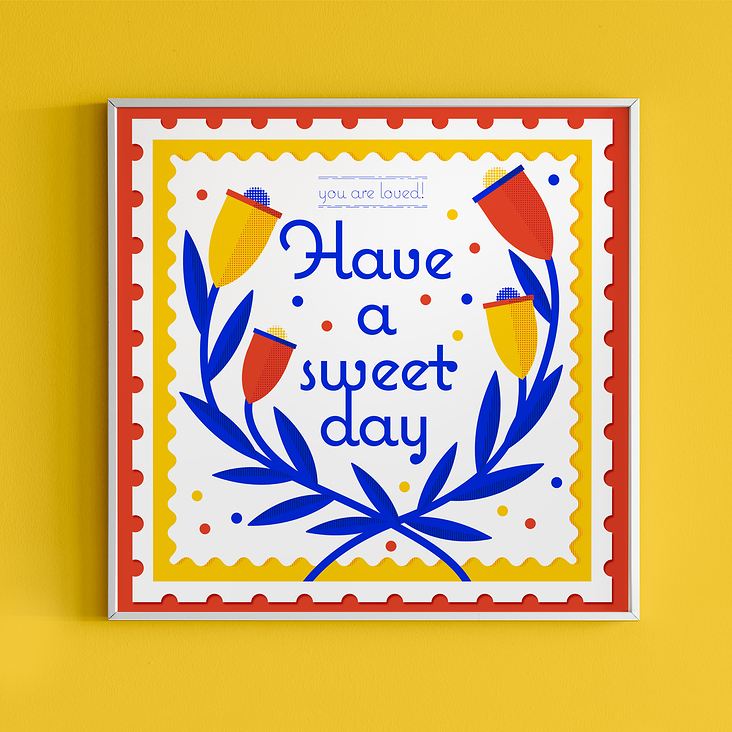 Have A Sweet Day // Poster Illustration