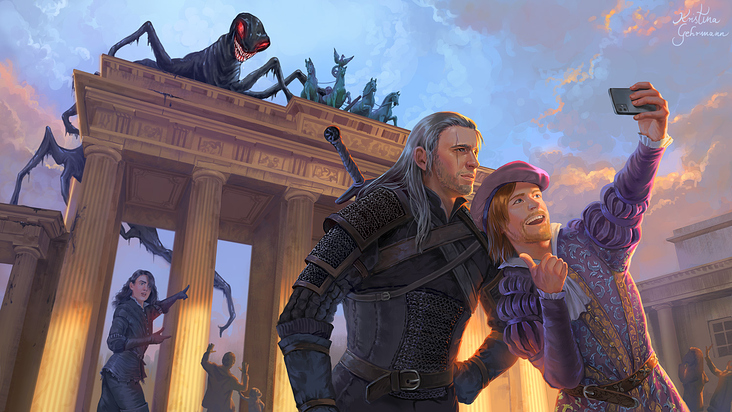 The Witcher III Next Gen Promo Illustration