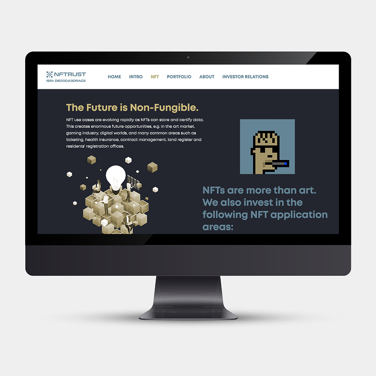 NFTrust Website  3 – Design Michael Meise