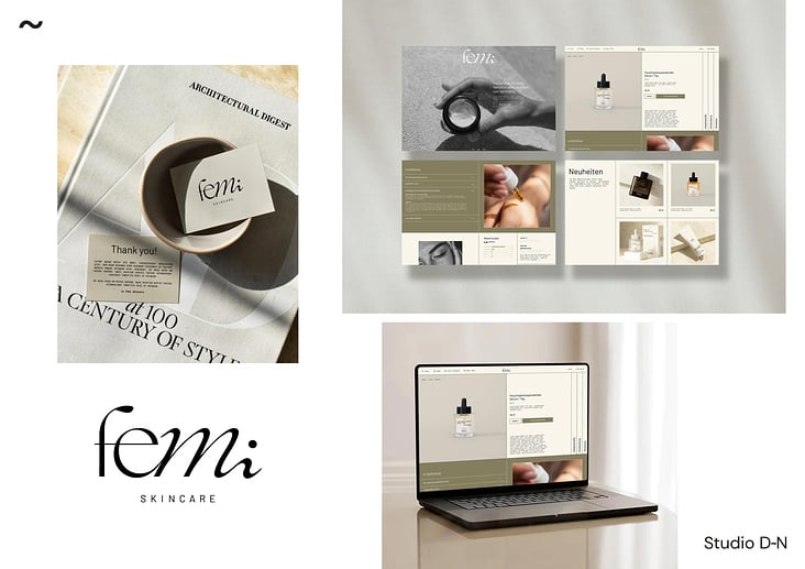 Branding + Packaging Design + Webdesign