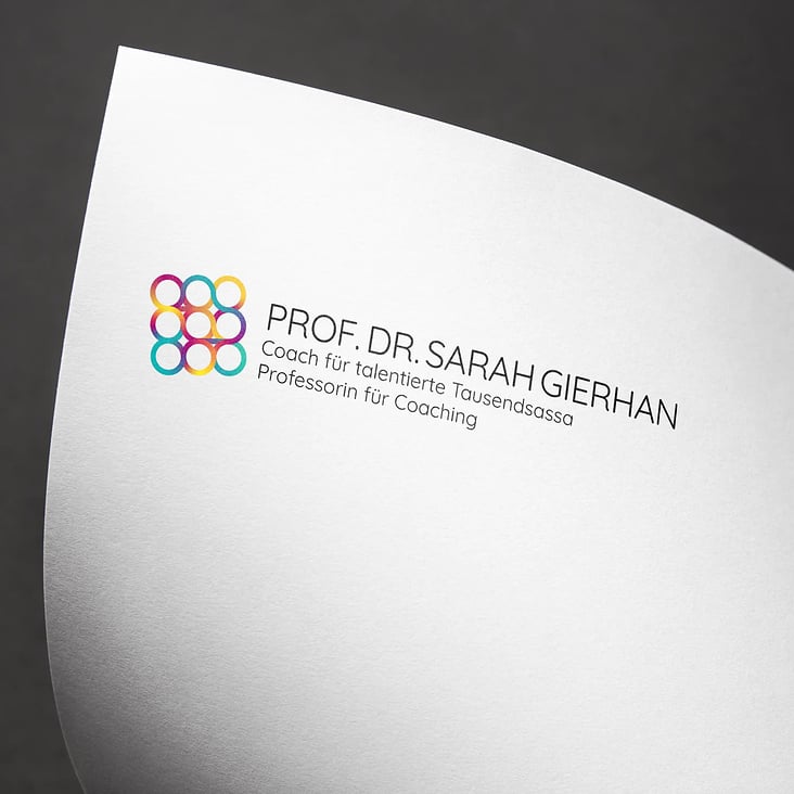 Logo auf Papier