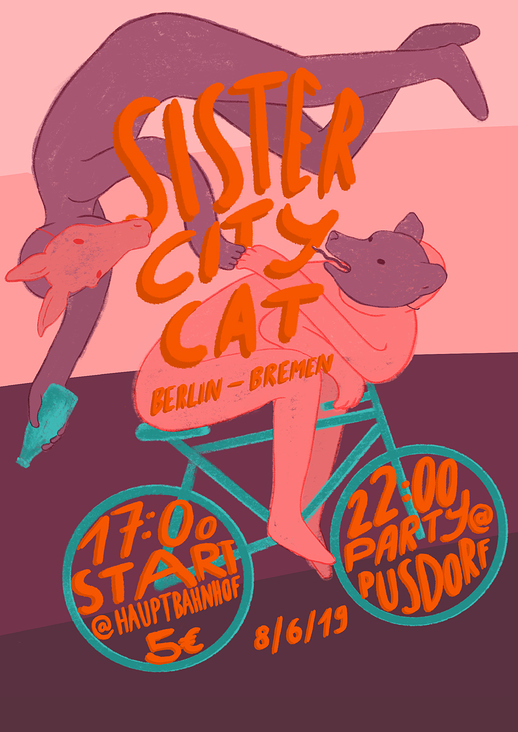 Sister City Cat BREMEN – BERLIN 2019 Detail