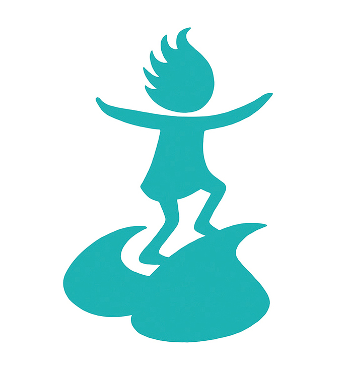 Icon für eine Kita – Wellenreiter