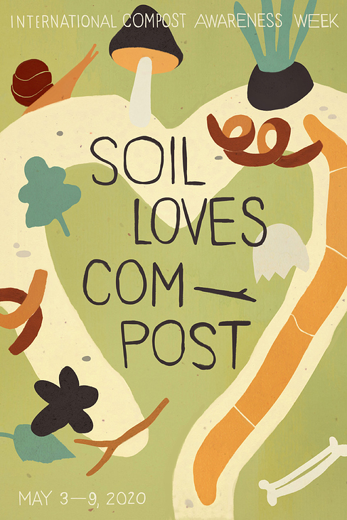 boden fruchtbar machen // annual plakatwettbewerb zur „international compost awareness week“