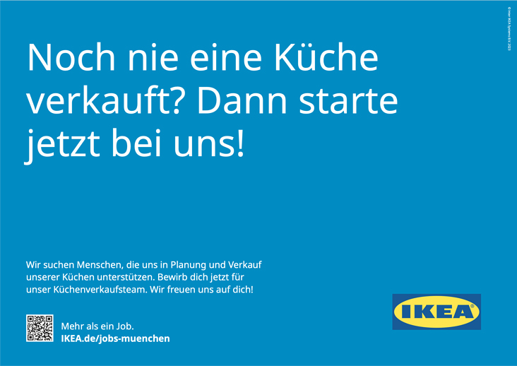 IKEA München HR-Kampagne Farbfläche
