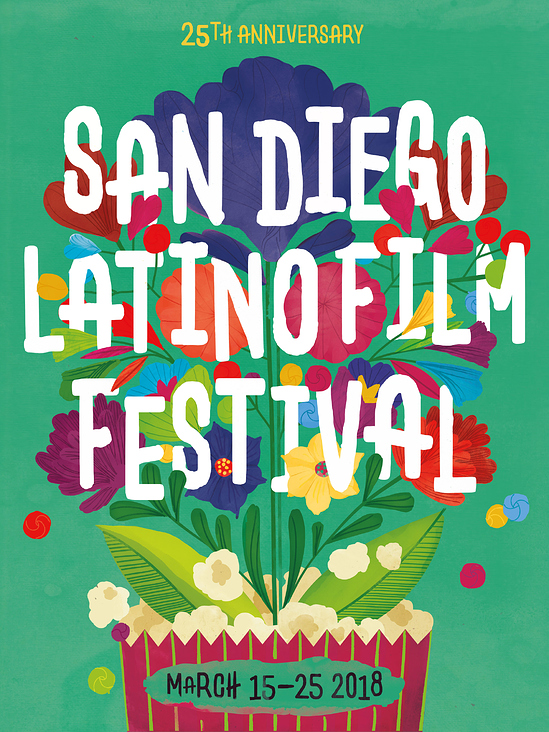 internat. plakatwettbewerb „25th anniversary“ des san diego latino filmfestival