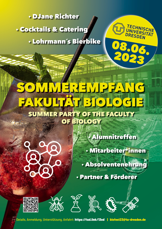 Poster A2 „Sommerempfang“ TUD 2023