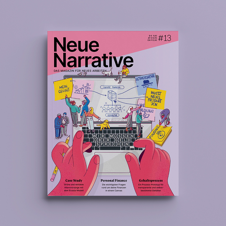 Cover Illustration für Neue Narrative