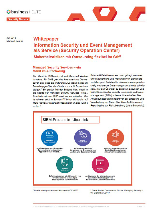 Konzept, Inhalt, Text: Whitepaper IT-Security
