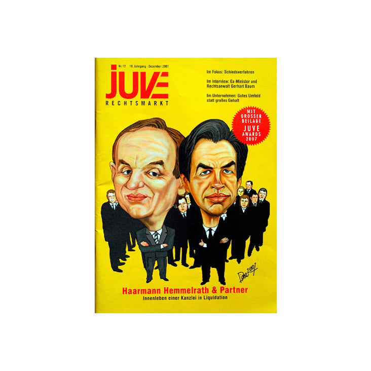 Illustrationen für Magazin Juve Rechtsmarkt