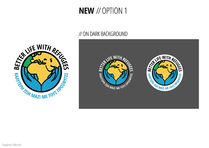 Logo Option 1 Anwendung auf dunklen Hintergründen