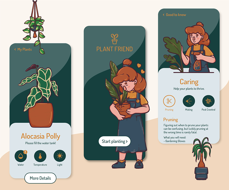 Plant Friend – App Design