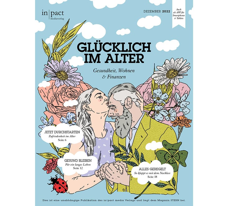 in|pact media GmbH Thema: Glücklich im Alter Beilage Stern