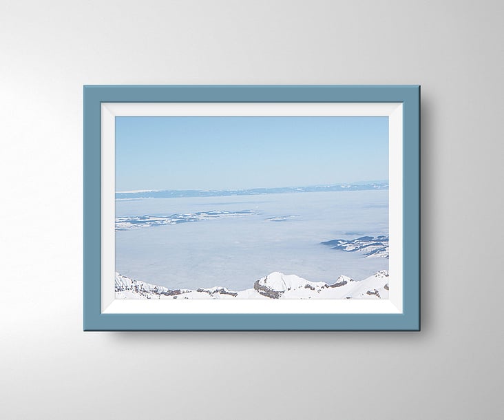 Panorama in Mürren, (3000m) über den Wolken – Landschaftsfotografie