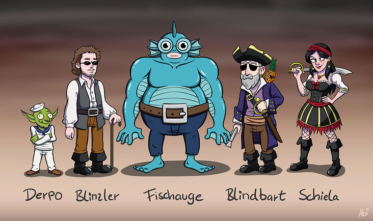 Blindbarts Piratenbande