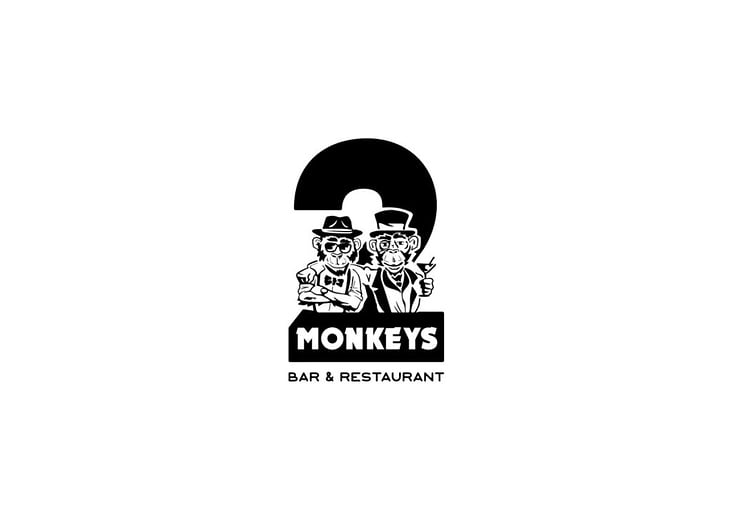 2 Monkeys Logo clean