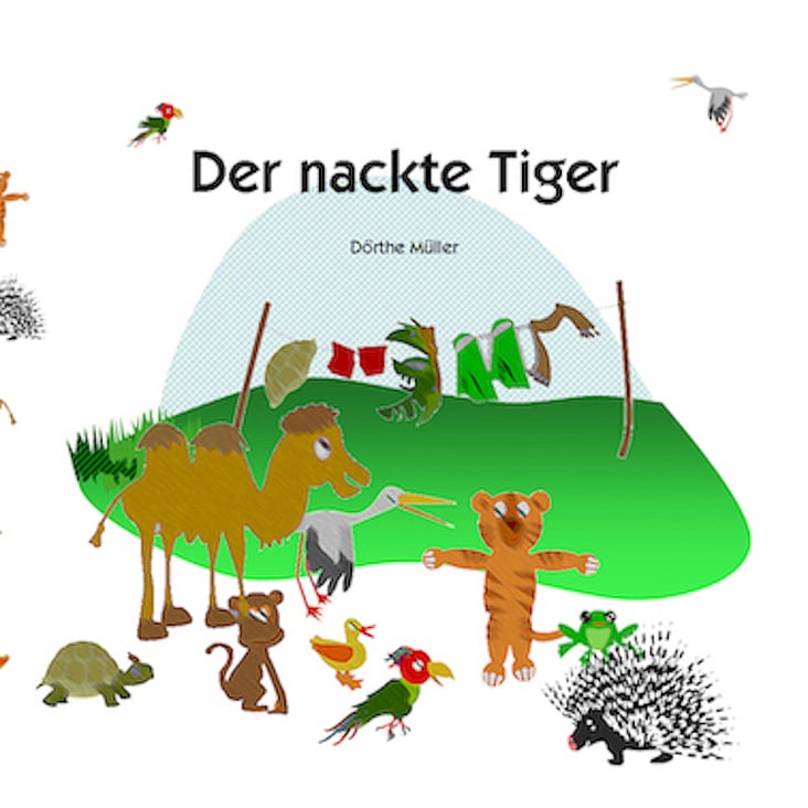 Kinderbuch-Cover „Der nackte Tiger“