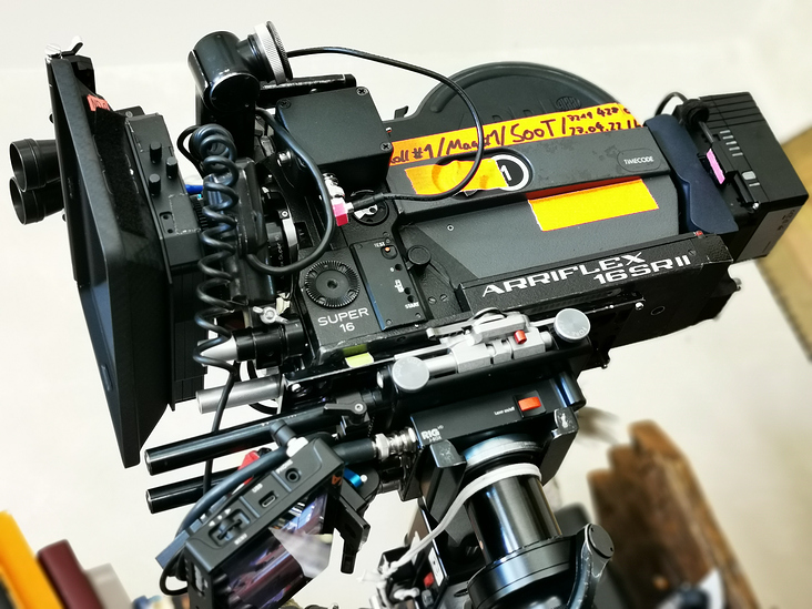 Steadicam Operator Kamera Setup Arriflex 16srII 16mm Analog Film Kodak