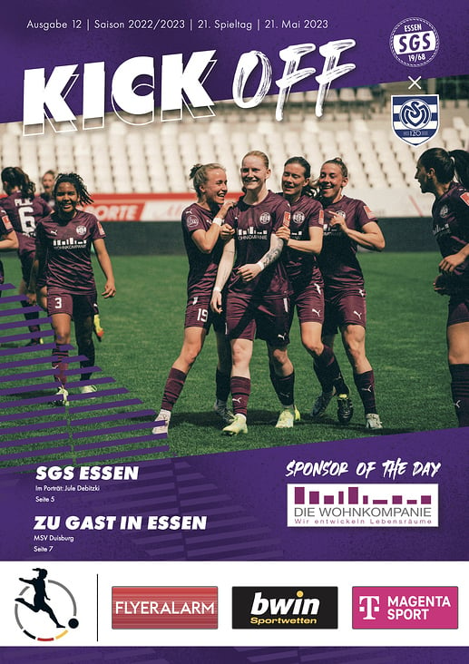 Das »Kick Off« der SGS-Essen, Frauen Fußball-Bundesliga