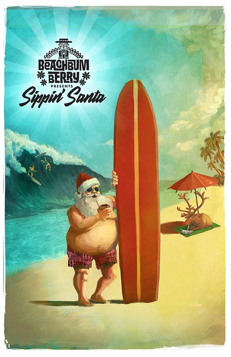 Sippin Santa – Event Poster
