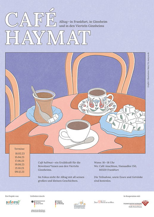 Café HAYMAT Plakat
