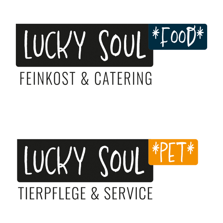Logos „Food“ und „Pet“