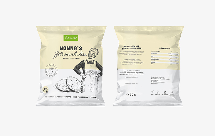 heartdsgn sonjagleixner aponatur packagingdesign lemon cookies