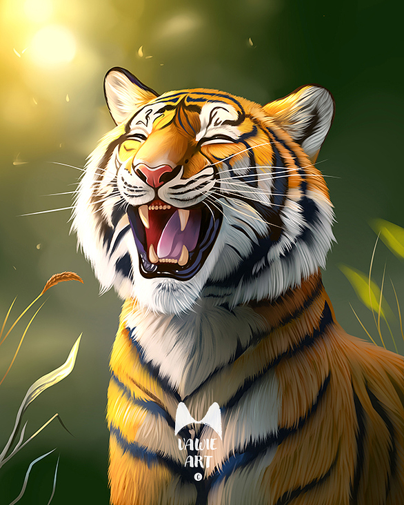 Happy Tiger