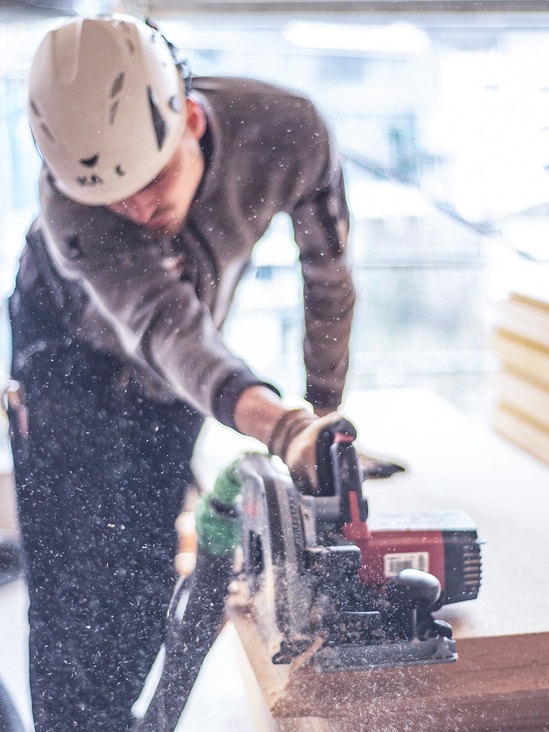 Handwerkerportrait Baustellenfotografie Arbeitsprozesse