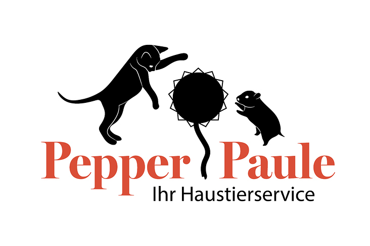 Logoentwicklung – Illustration | Pepper & Paule Haustierservice | Grafikdesign Halle | High Tension Design