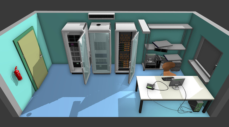 Verwaltungsgebäude – Serverraum