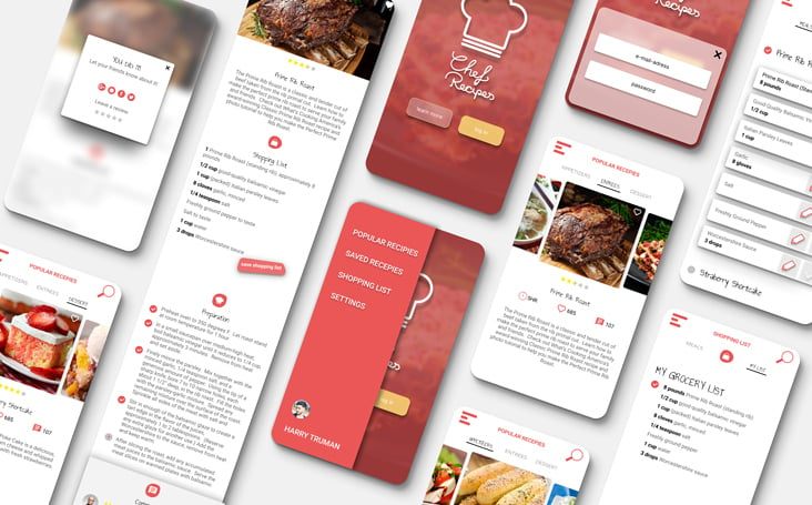 App Design Rezepte