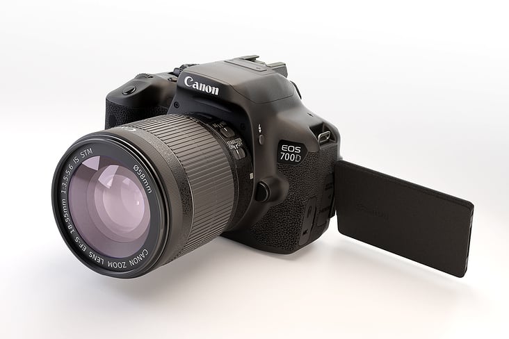 Camera 3D Render Front