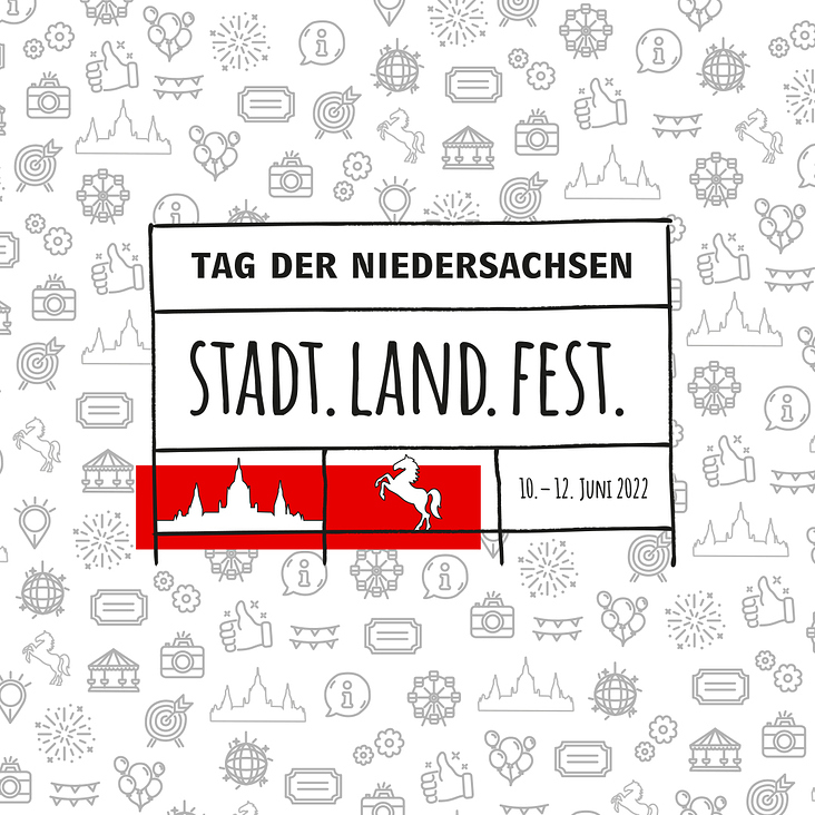 Kampagnenlogo „Stadt.Land.Fest.“