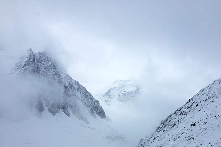 Blick vom Pitztaler Jöchl – Alpenüberquerung E5