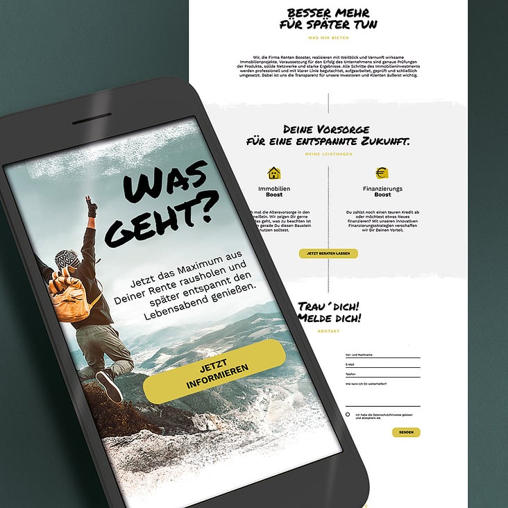 Relaunch für einen Finanzberater