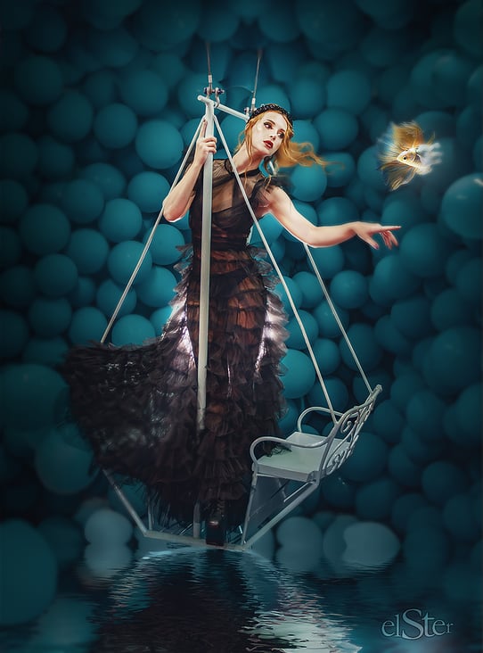 Dream with Fish, Model Vivian Vaine