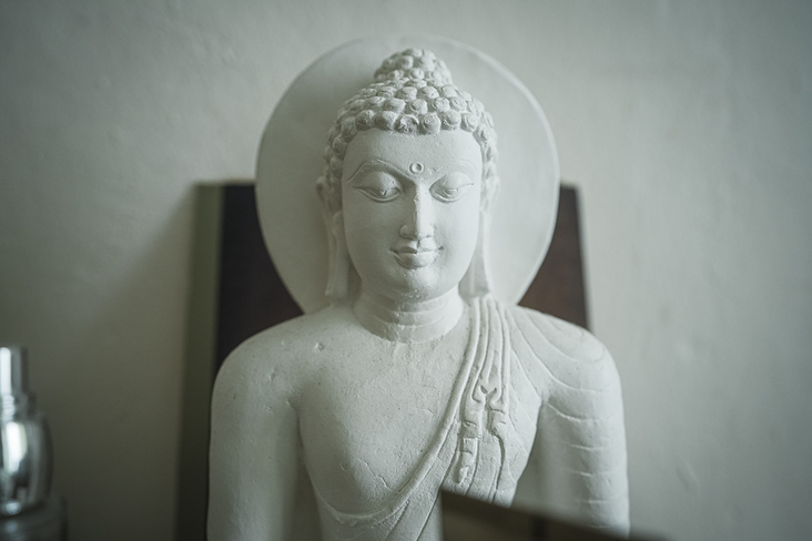 Der lächelnde Buddha